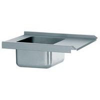 Voorwastafel met bak - Rechts aansluiting - Tournus Equipement
