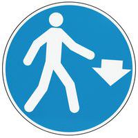 Bord - Voetgangers beneden - Manutan Expert