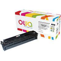 Toner refurbished HP 125A Zwart - OWA