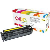 Toner refurbished HP 312A Geel - OWA