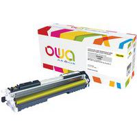Toner refurbished HP 130A Geel - OWA