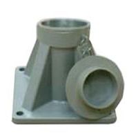 Basis met penbevestiging voor lichte draagbare zwenkkraan 906 - Huchez