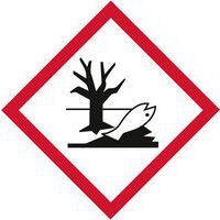 Leidingmarkering op rol GHS09 - Gevaar voor het milieu - Systemtext