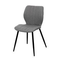 Stoel Line - zwarte voet - Meet by Paperflow