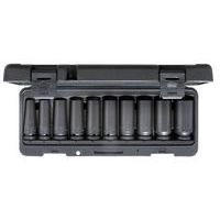 Slagmoerdopsleutelset lang 1/2 10-delig K 19 L-010 - Gedore