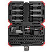 Bitset lang 1/4 67-delig met koffer R33003067 - GedoreRed