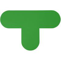 Sticker voor grondmarkering, T, 200x300 mm - Manutan Expert