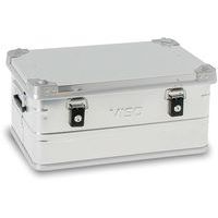 ECI® aluminium koffer zwart met kubusschuim lege koffer aluminium
