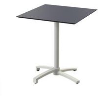 Bistrotafel X Cross beige onderstel + tafelblad HPL 70x70 cm - Veba