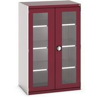 Kast met transparante deuren Cubio 1050x650x2000mm - Bott