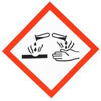 CLP-bord - Bijtende stoffen, zelfklevend - Manutan Expert