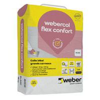 Speciale lijm voor grote tegels - Webercol Flex Confort - Wit - 15 kg