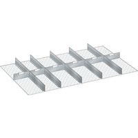 Set-indelingsmateriaal 64x36E (bxdxh) 1088x612x100 mm - Lista