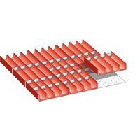 Set-indelingsmateriaal 27x27E (bxdxh) 459x459x50 mm - lista