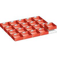 Set-indelingsmateriaal 45x36E (bxdxh) 765x612x50 mm - lista