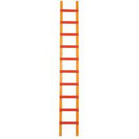 Houten dakladder - 11 tot 19 treden - Spreiding: 25 cm - Duarib