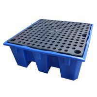 Opvangbak DIBt 4 vaten met rooster - EMP