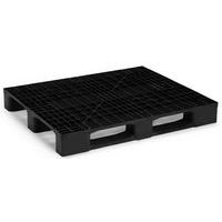 Pallet gerecycled - zwart - medium - 1000x1200mm - MDM