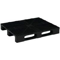 Pallet gerecycled - zwart - heavy - 1000x1200mm - MDM