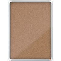 Binnenvitrine Nobo met kurkbodem 9 x A4