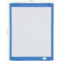Magnetisch whiteboard met gekleurd frame mini 216x280mm - Nobo