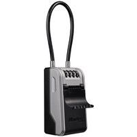 Master Lock, Python verstelbaar kabelslot met sleutel, 1,8 m lang, 8419DPF, zwart en geel, 6' x 5/16 diameter Master Lock, Python verstelbaar kabelslot met sleutel, 1,8 m lang, 8419DPF, zwart en geel, 6' x 5/16 diameter