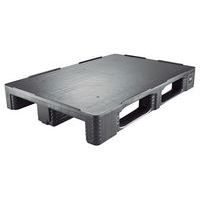 Pallet - kunststof met gladde bodem 800x1200 - 3 sleden- MDM