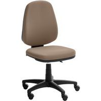 Bureaustoel laag van stof met armleuningen Open - Quadrifoglio