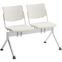 Bezoekersstoel - PE - 2 zits - Quadrifoglio