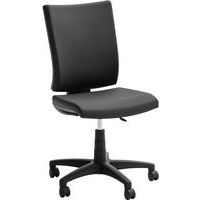 Bureaustoel hoog Optima - Ecolederen bekleding - Quadrifoglio