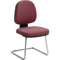 Bezoekersstoel Open - Ecolederen bekleding - Quadrifoglio