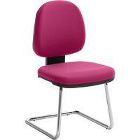 Bezoekersstoel Open - Stoffen bekleding - Quadrifoglio