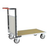 Plateauwagen PP met honingraatstructuur, 1 duwbeugel - 500 kg - FIMM