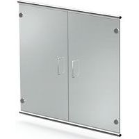 Deur - Artline - met veiligheidsglas voor kast met 2 legplanken