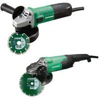 Haakse slijper set met snoer Ø125 mm en Ø230 mm - Hikoki