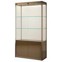 Vitrinekast hoog met opbergruimte - 95x45x190 cm - Sarazino Vitrines