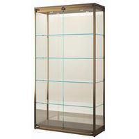 Vitrinekast hoog met ledverlichting - 95x45x190 cm - Sarazino Vitrines