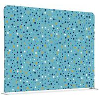 Scheidingswand Textiel 150-150 Dubbelzijdig Stippen