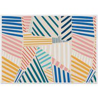 Placemat met kleurrijke vormen - Showdown Displays
