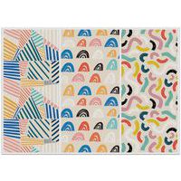 Placemat met kleurrijke vormen - Showdown Displays