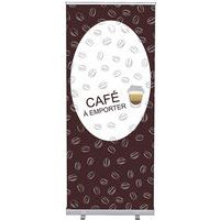 Roll-Banner Budget 85 Complete Set Cafe a emporter