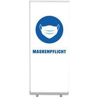 Roll-Banner Budget 85 Complete Set Mondkapje Verplicht