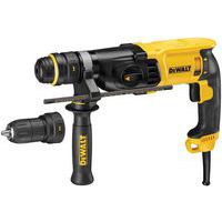 Combihamer, 800W, 26mm met snelwisselboorkop + boor/beitelset - Dewalt