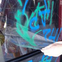 Beschermfolie tegen graffiti, 125 micron - Luminis