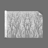 Decoratieve matte folie met boommotief - Luminis