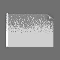 Decoratieve folie, mat, pixelmotief met verloop - Luminis