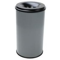 Brandwerende afvalbak Manutan Expert, Totale inhoud: 50 L, Opening: Gleuf, Materiaal: Metaal