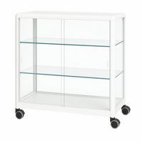 Toonbank vitrine op wielen - 100x50x100 cm - Sarazino