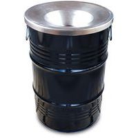 Afvalbak met vlamvertragend deksel 60 liter - BinBin