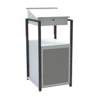 Werktafel met 1 deur 4 rubber voeten - FIMM